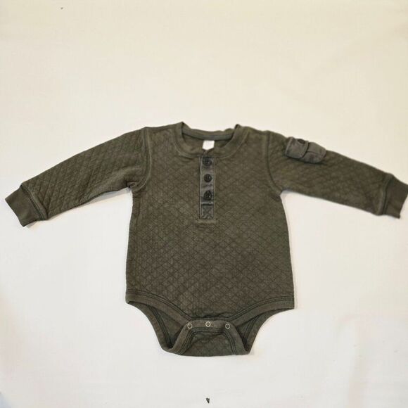 Toddler Boy Lot Size 18 M Gap Long Bodysuit One Piece 2 Garanimals Leggings - Picture 2 of 11